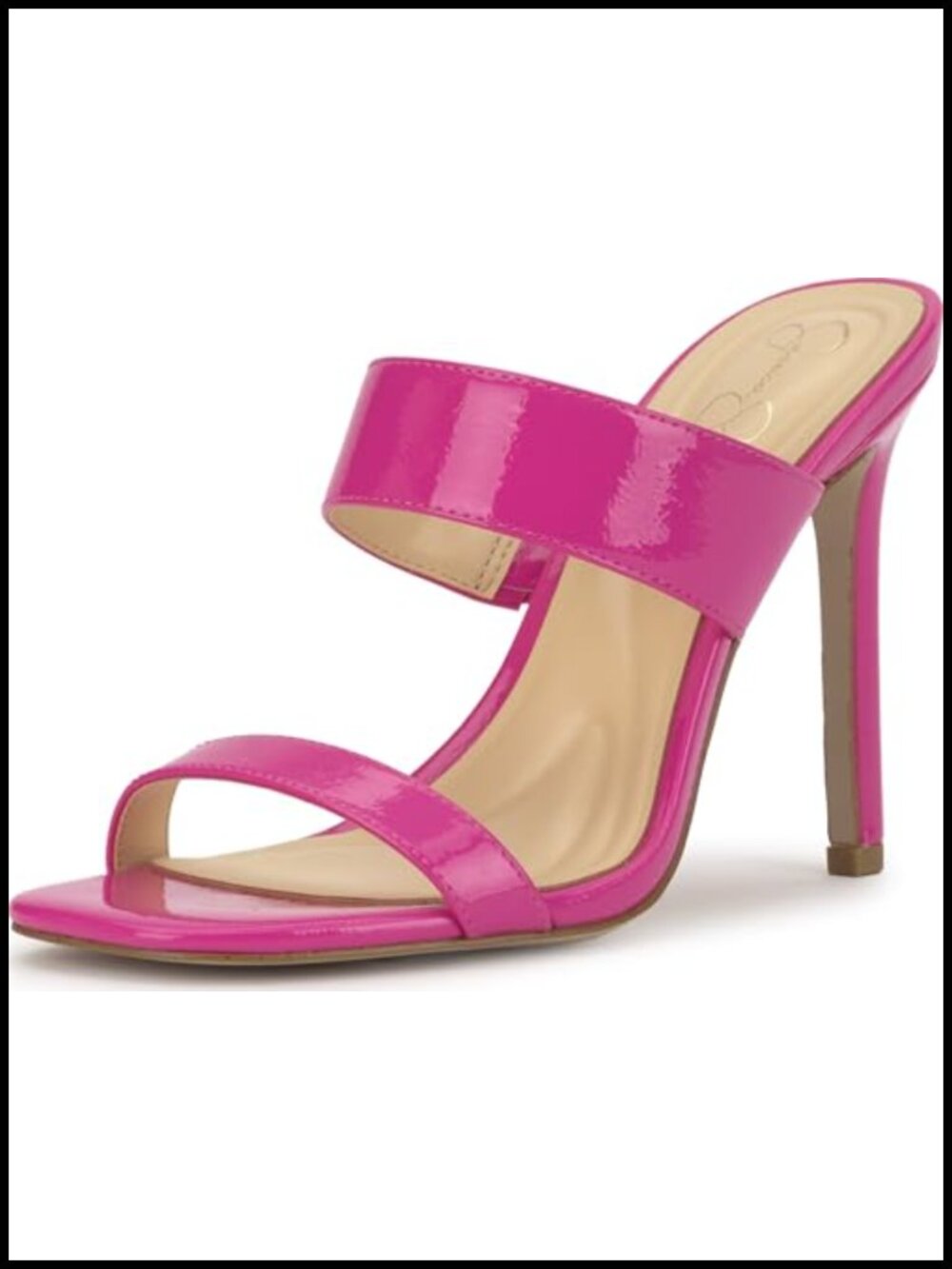 Faux Leather Stiletto Heel Sandals Open Toe Ankle Strap Party Shoes